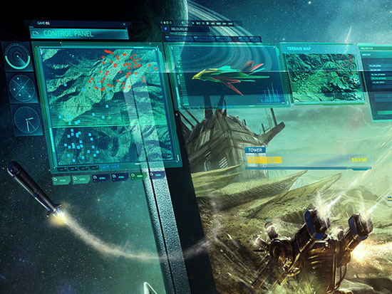 Nvidia 3D Illustration Desktop Ad