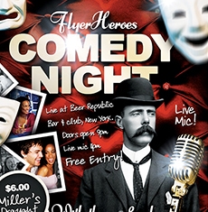 Free Comedy Flyer Template