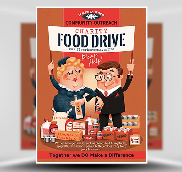 Food Drive Flyer Template