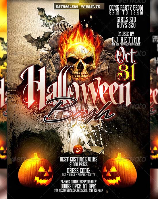 Halloween Bash Flyer Template