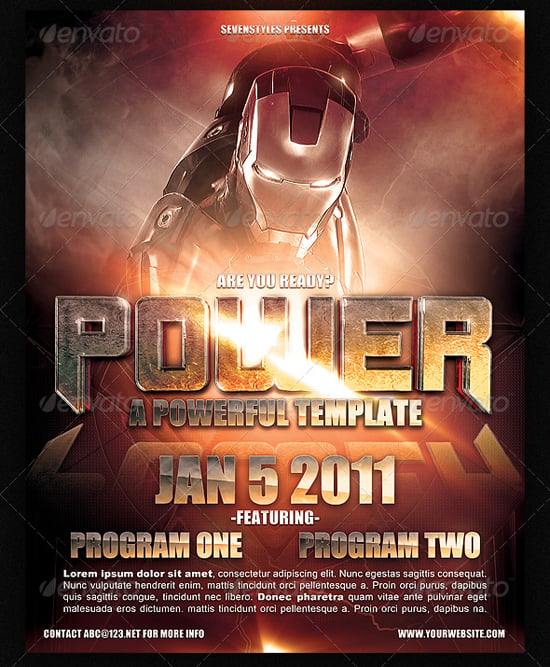 Power Poster Flyer Template