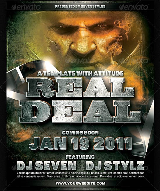 Real Deal Poster Flyer Template