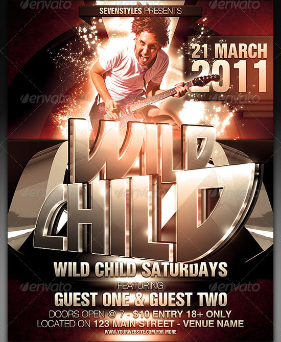 WildChild Poster Flyer Template