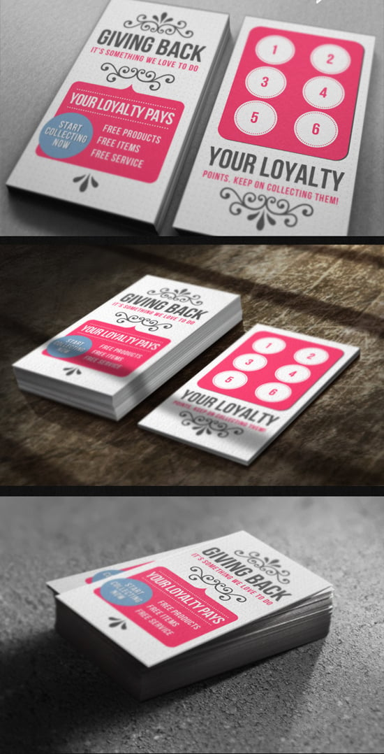 Business Loyalty Card Template