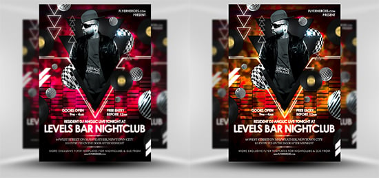 Lebels Free Nightclub Flyer Templates