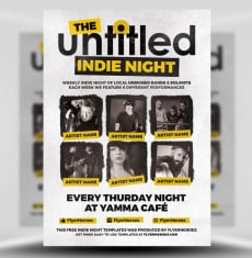 The Untitled Free Indie Flyer Template