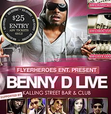 Benny D Flyer Template
