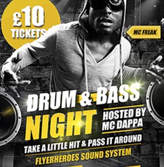 Drum & Bass Flyer Template