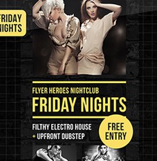 Friday Nights Flyer Template