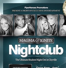 Magma & Ignite Flyer Template