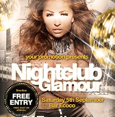 Nightclub Glamour Flyer Template