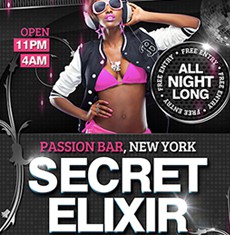 Secret Elixr Flyer Template