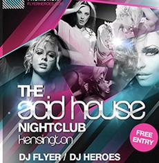 The Acid House Flyer Template