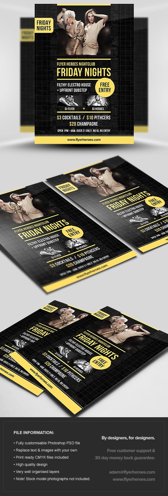 Friday Nights Flyer Template