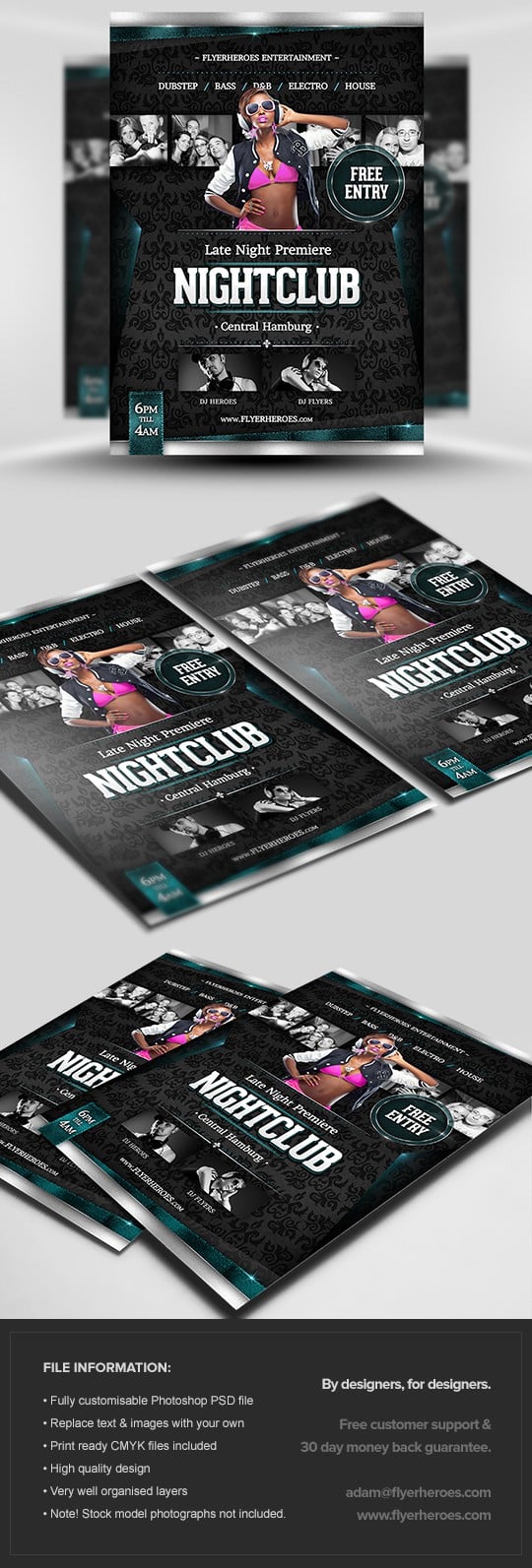 Late Night Premiere Flyer Template