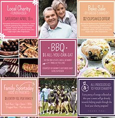 Charity Event A3 Poster Template