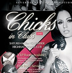 Chicks in Clubs Flyer Template