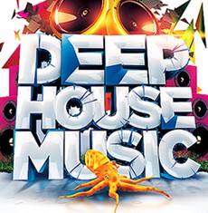 Deep House Music Flyer Template