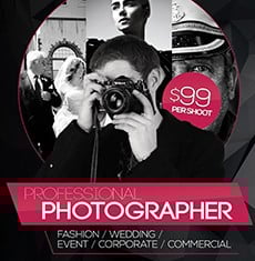 Photography Flyer Templates Set 1
