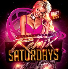 Remix Saturdays Flyer Template