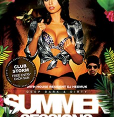 Summer Sessions Flyer Template