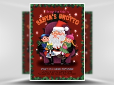 Santa's Grotto Flyer Template - FlyerHeroes