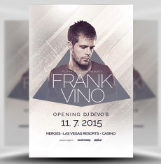 Minimal House DJ Flyer