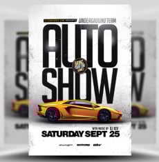 Auto Show Flyer