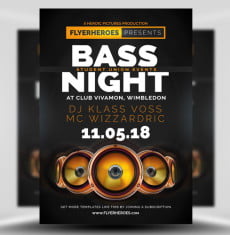 Bass Night Flyer