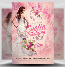 Wedding After Party Flyer