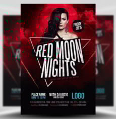 Red Moon Nights Flyer