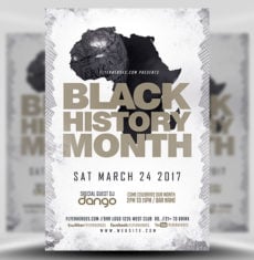 Black History Month Flyer