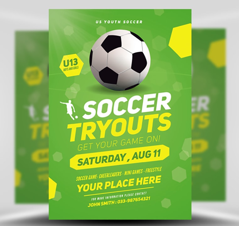 Soccer Tryouts Flyer Template FlyerHeroes Soccer Tryouts Flyer Template FlyerHeroes
