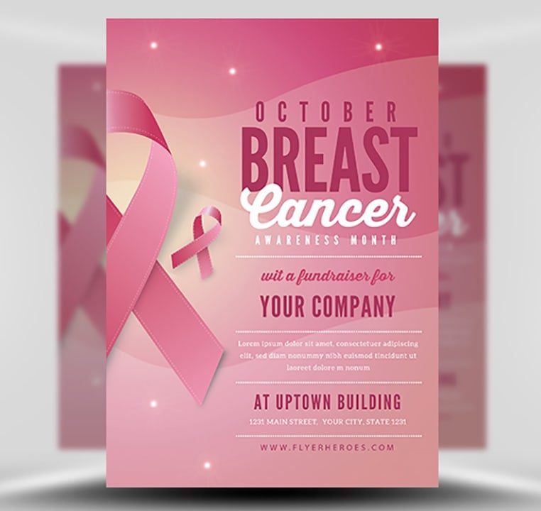 Breast Cancer Awareness Month Flyer Template V2 Flyerheroes