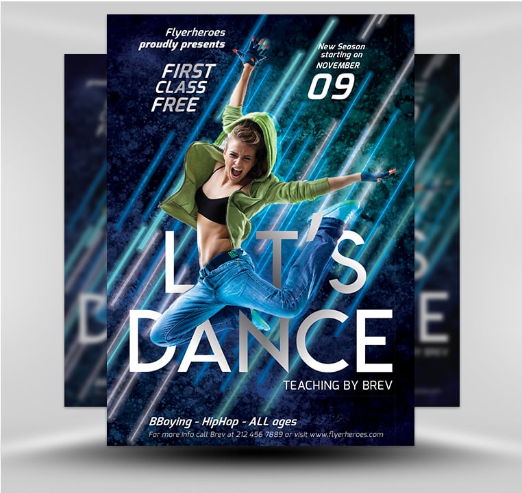 School Dance Flyer Template