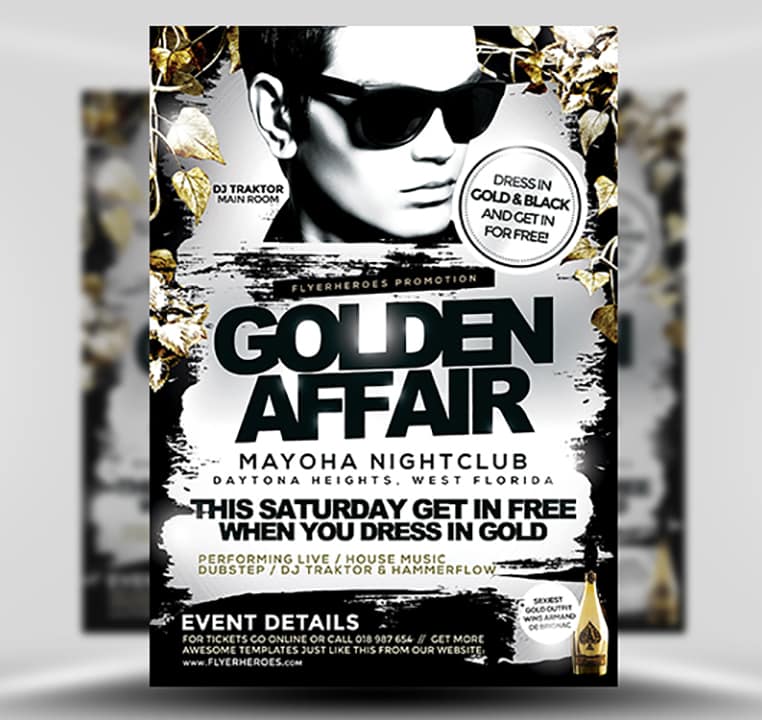 Golden Affair Flyer