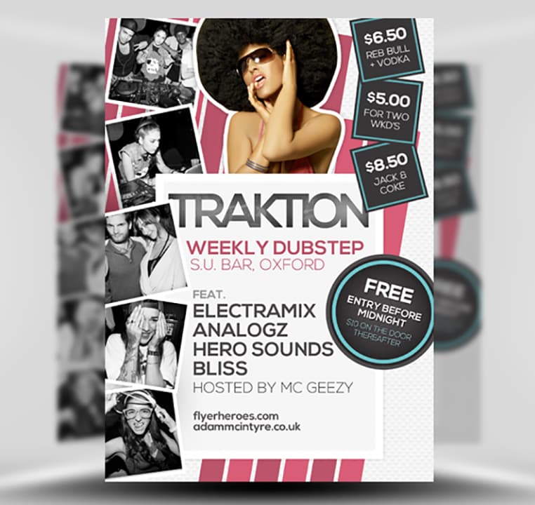Traktion Flyer Template 6