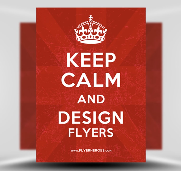 Keep Calm and Carry On Flyer