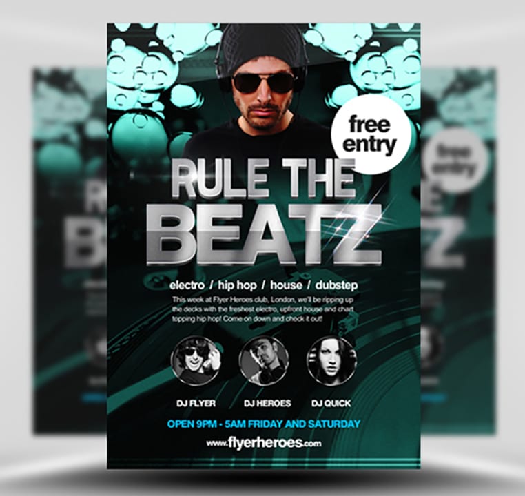 Rule the Beatz Free Flyer