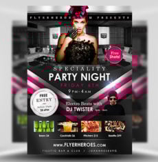 Speciality Party Flyer