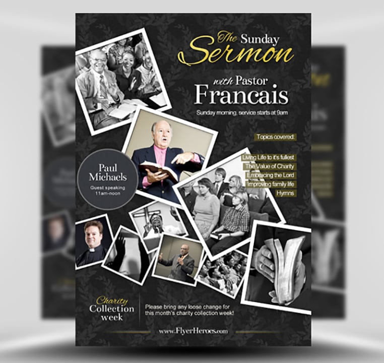 Sunday Sermon Flyer