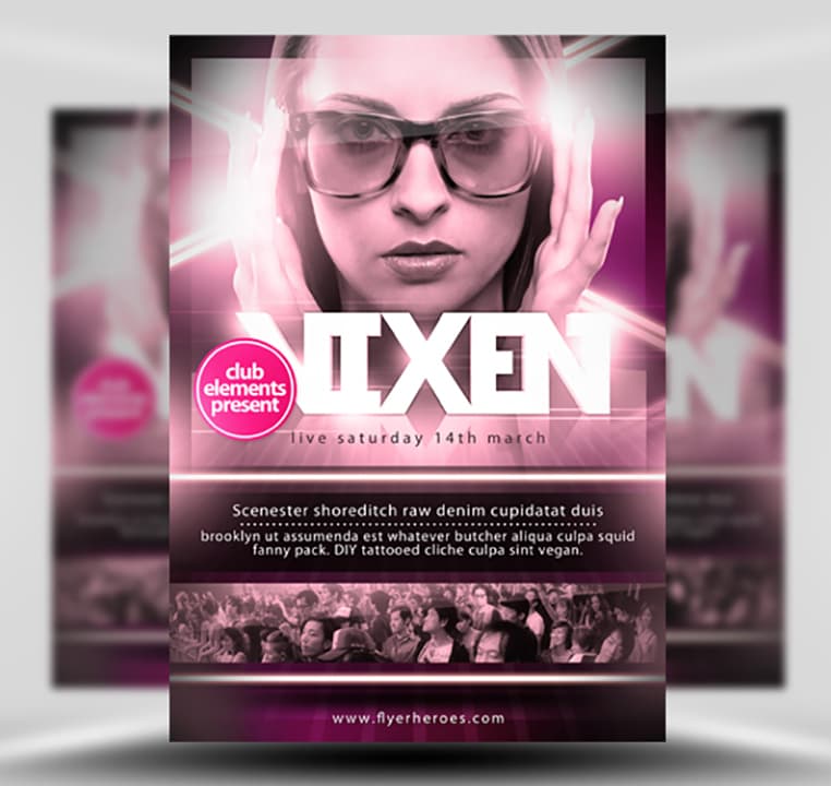 Vixen Free A3 Poster