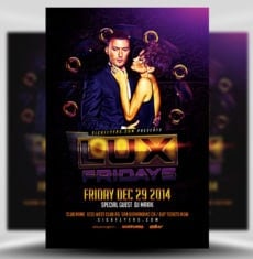 LUX Fridays Flyer