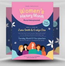 Women's History Month Flyer 02