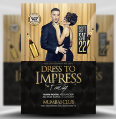 Dress to Impress Flyer