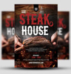 Steak House Restaurant Flyer 1